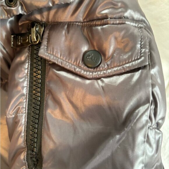 SAM. SOHO Quilted Puffer Gray Coat Jacket size L - Picture 12 of 12